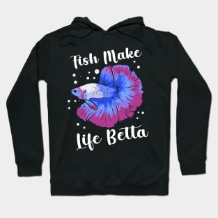 Betta Fish, Siamese Fighting Fish, Betta Splendens Hoodie